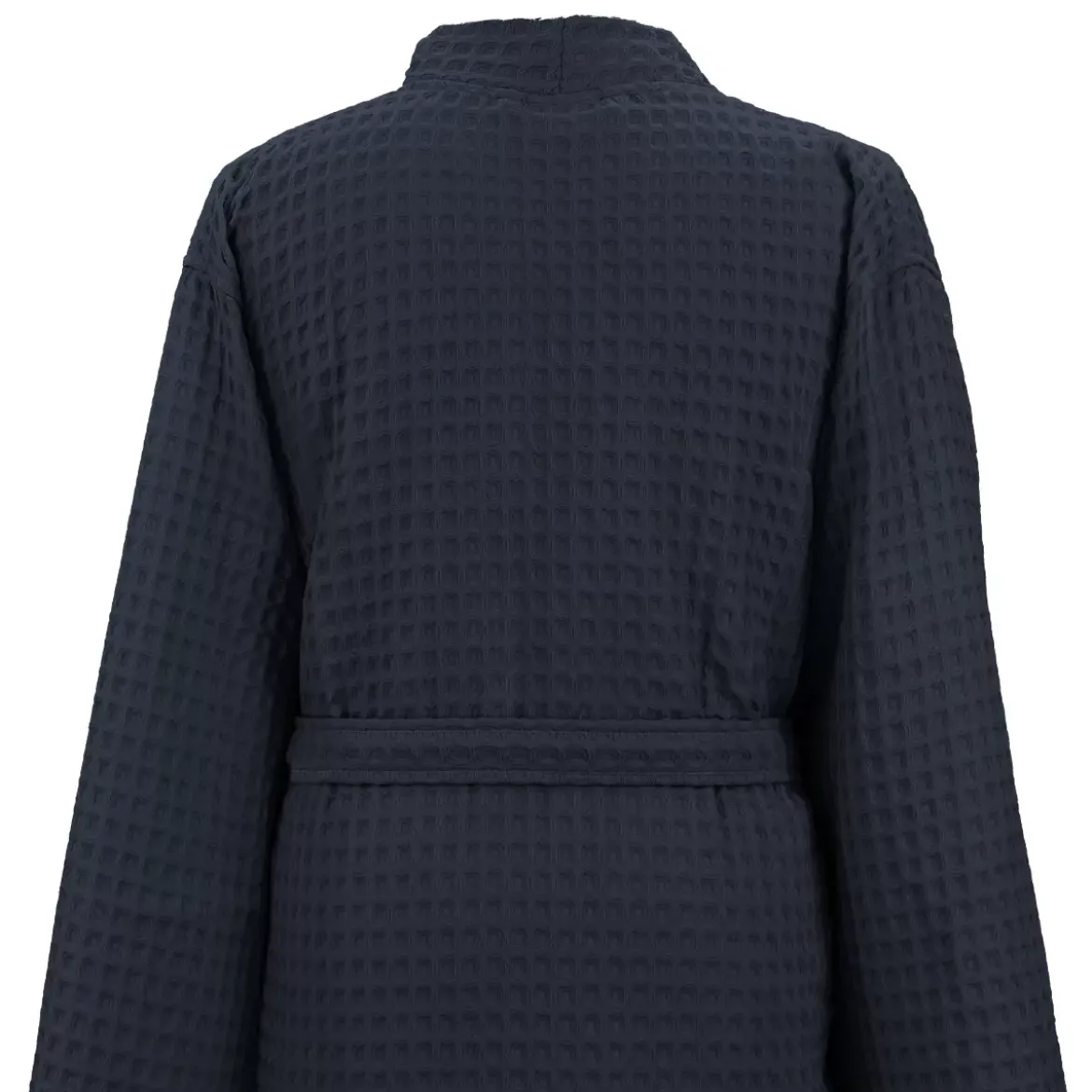 Peignoir homme pur coton 240 g/m² nid d'abeille marine Detente navy