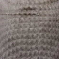 Peignoir pur coton bio 240 g/m² nid d'abeille brun Plaisance etain