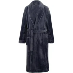 Robe de chambre polyester 290 g/m² uni anthracite Valmorel anthracite