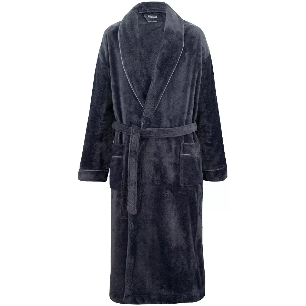 Robe de chambre polyester 290 g/m² uni anthracite Valmorel anthracite