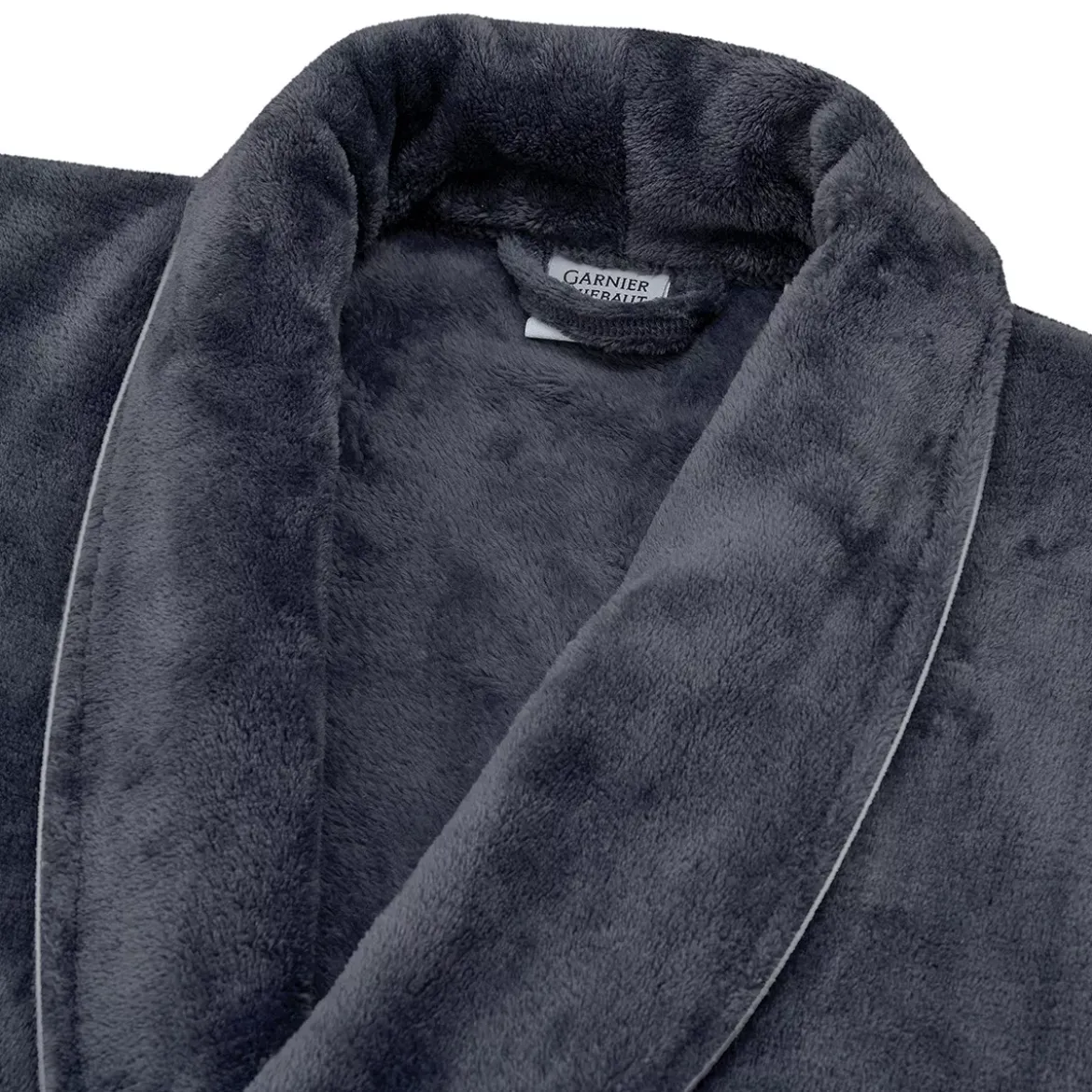 Robe de chambre polyester 290 g/m² uni anthracite Valmorel anthracite