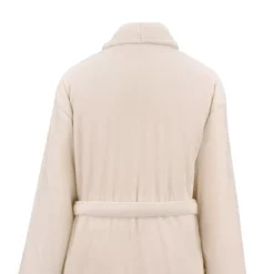 Robe de chambre polyester 290 g/m² uni ivoire Valmorel ivoire