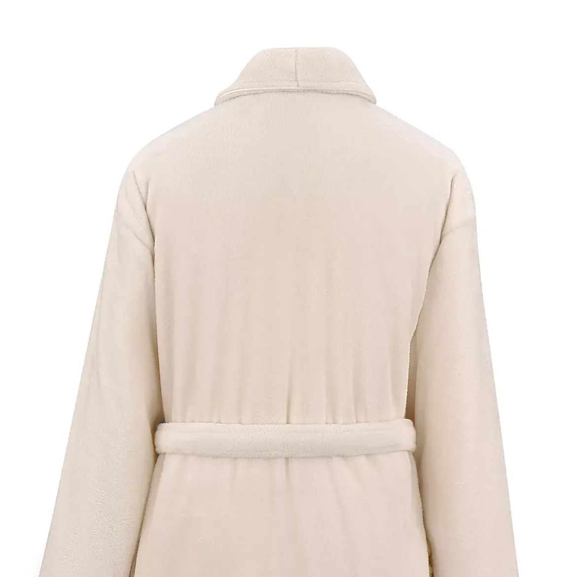 Robe de chambre polyester 290 g/m² uni ivoire Valmorel ivoire