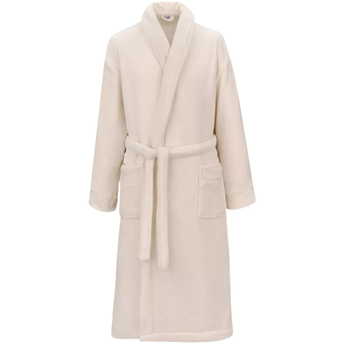 Robe de chambre polyester 290 g/m² uni ivoire Valmorel ivoire