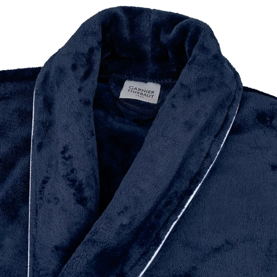 Robe de chambre polyester 290 g/m² uni marine Valmorel navy