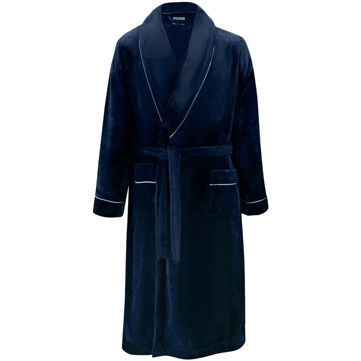 Robe de chambre polyester 290 g/m² uni marine Valmorel navy
