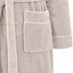Robe de chambre polyester 290 g/m² uni beige Valmorel sable