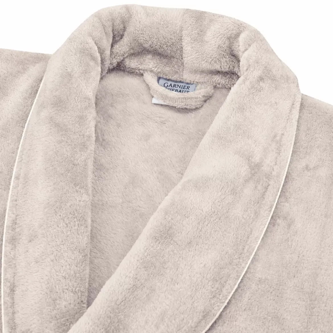 Robe de chambre polyester 290 g/m² uni beige Valmorel sable