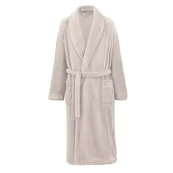 Robe de chambre polyester 290 g/m² uni beige Valmorel sable