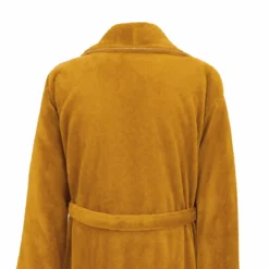 Robe de chambre polyester 290 g/m² uni jaune Valmorel safran