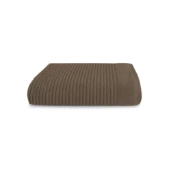 Serviette eponge pur coton 575 g/m² uni brun marron Vitae chocolat