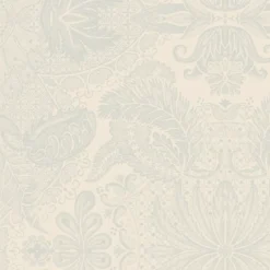 Serviette pur coton motif jacquard beige Mille isaphire parchemin