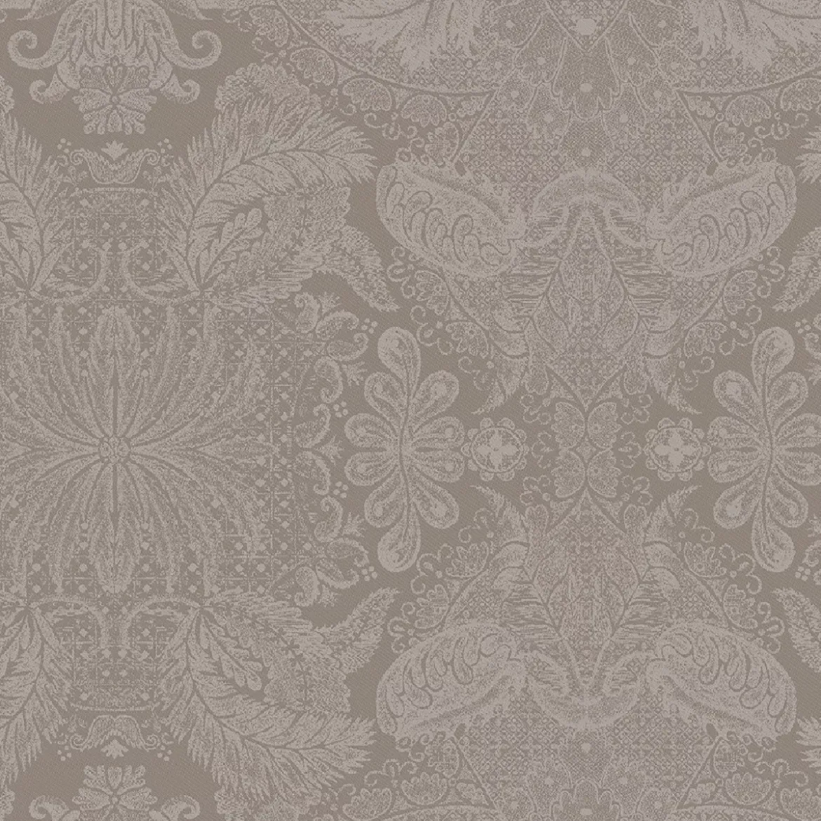 Serviette pur coton motif jacquard beige Mille isaphire beige