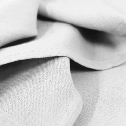 Serviette pur coton motif jacquard blanc Bastide neige