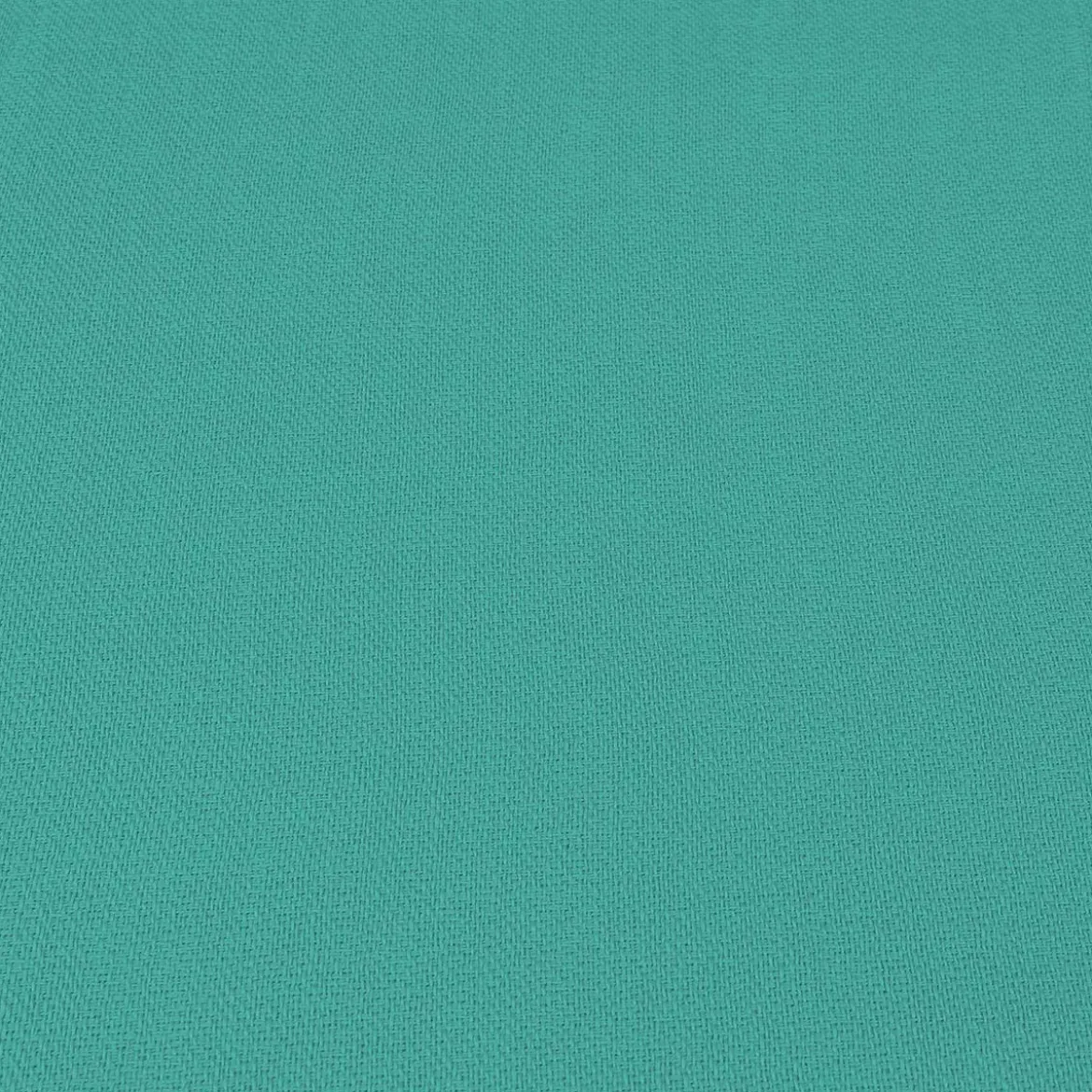 Serviette pur coton motif jacquard canard Bastide turquoise