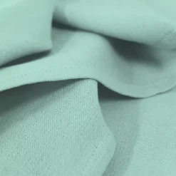 Serviette pur coton motif jacquard bleu Bastide azur