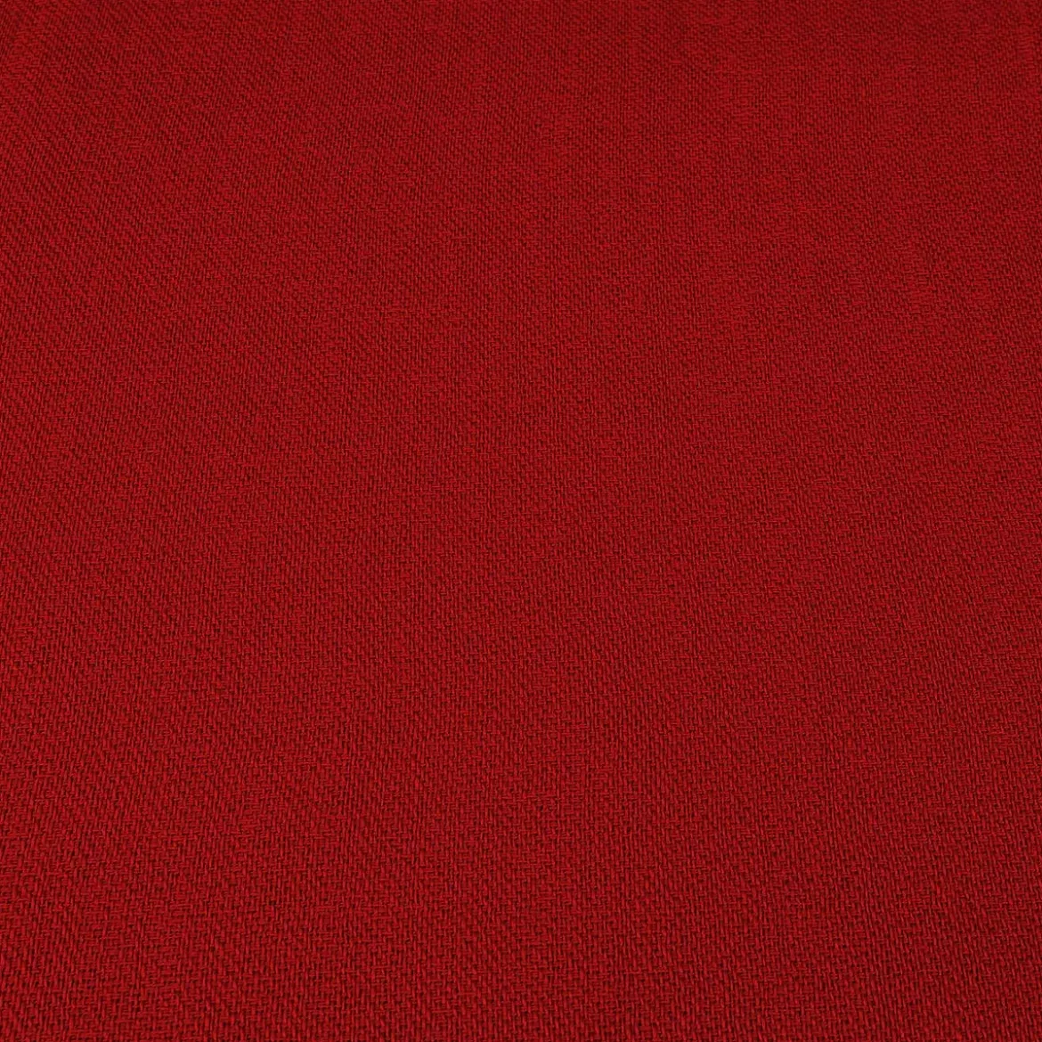 Serviette pur coton motif jacquard rouge Bastide scarlet