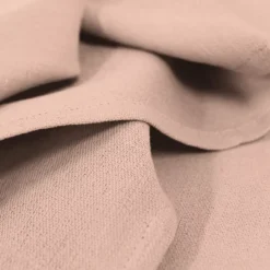 Serviette pur coton motif jacquard rose orange Bastide papaye