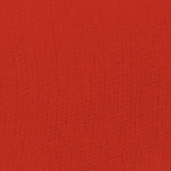 Serviette pur coton uni rouge Confettis vermillon