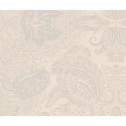 Set pur coton motif jacquard beige Mille isaphire parchemin