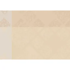 Set pur coton motif jacquard beige Mille pistils naturel
