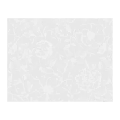 Set pur coton motif jacquard blanc Mille charmes blanc