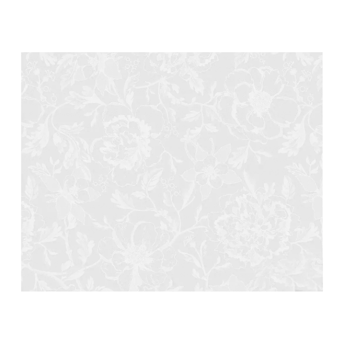 Set pur coton motif jacquard blanc Mille charmes blanc