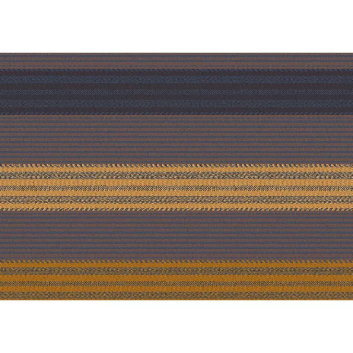 Set pur coton motif jacquard brun marron Mille bambous onyx
