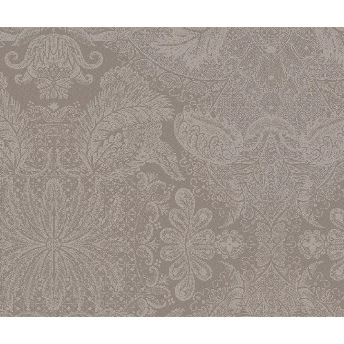 Set pur coton motif jacquard beige Mille isaphire beige