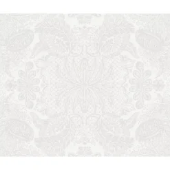 Set pur coton motif jacquard blanc Mille isaphire blanc