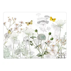 Set vinyle 860 g/m² imprimé gris jaune Escapades magiques blanc