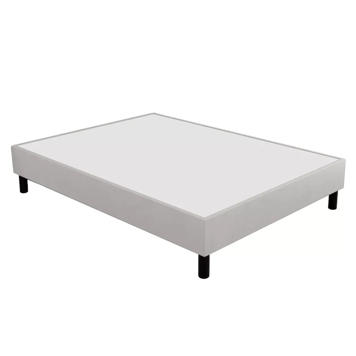 Sommier h20 tapissier à lattes blanc Morphee creme
