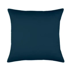 Taie d'oreiller satin de coton uni vert Ava uni crepuscule