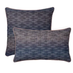 Taie d'oreiller satin de coton imprimé orange marine Mist nocturne
