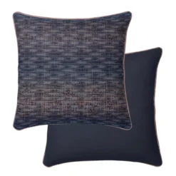 Taie d'oreiller satin de coton imprimé orange marine Mist nocturne