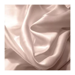 Taie d'oreiller soie uni rose Jouvence petale
