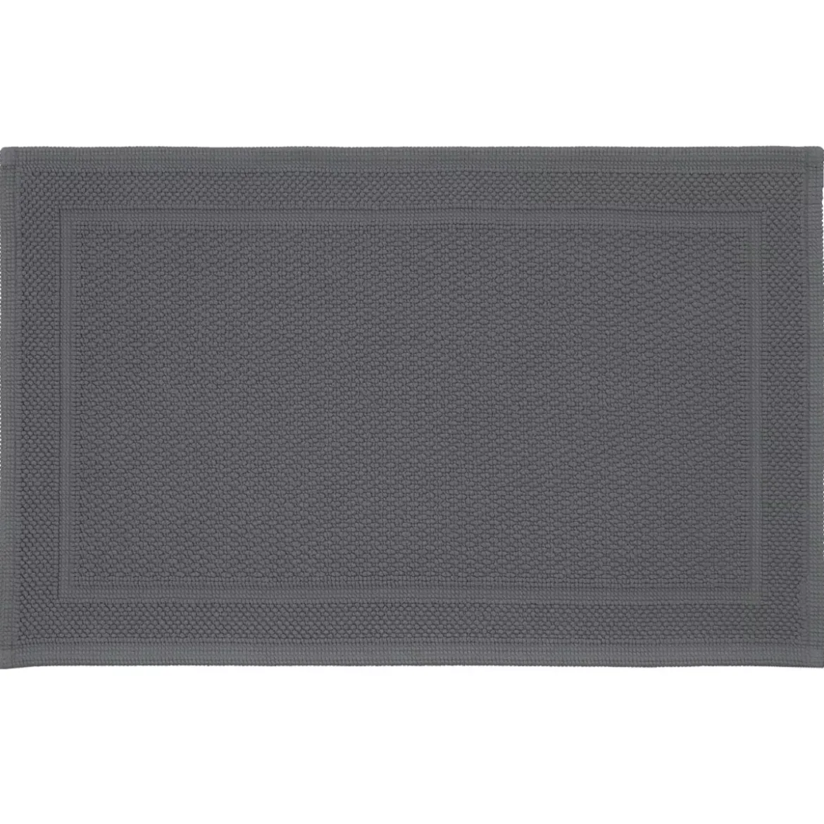 Tapis de bain pur coton 1700 g/m² uni anthracite Antica anthracite