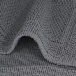 Tapis de bain pur coton 1700 g/m² uni anthracite Antica anthracite