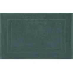 Tapis de bain pur coton 900 g/m² uni anthracite Elea crepuscule