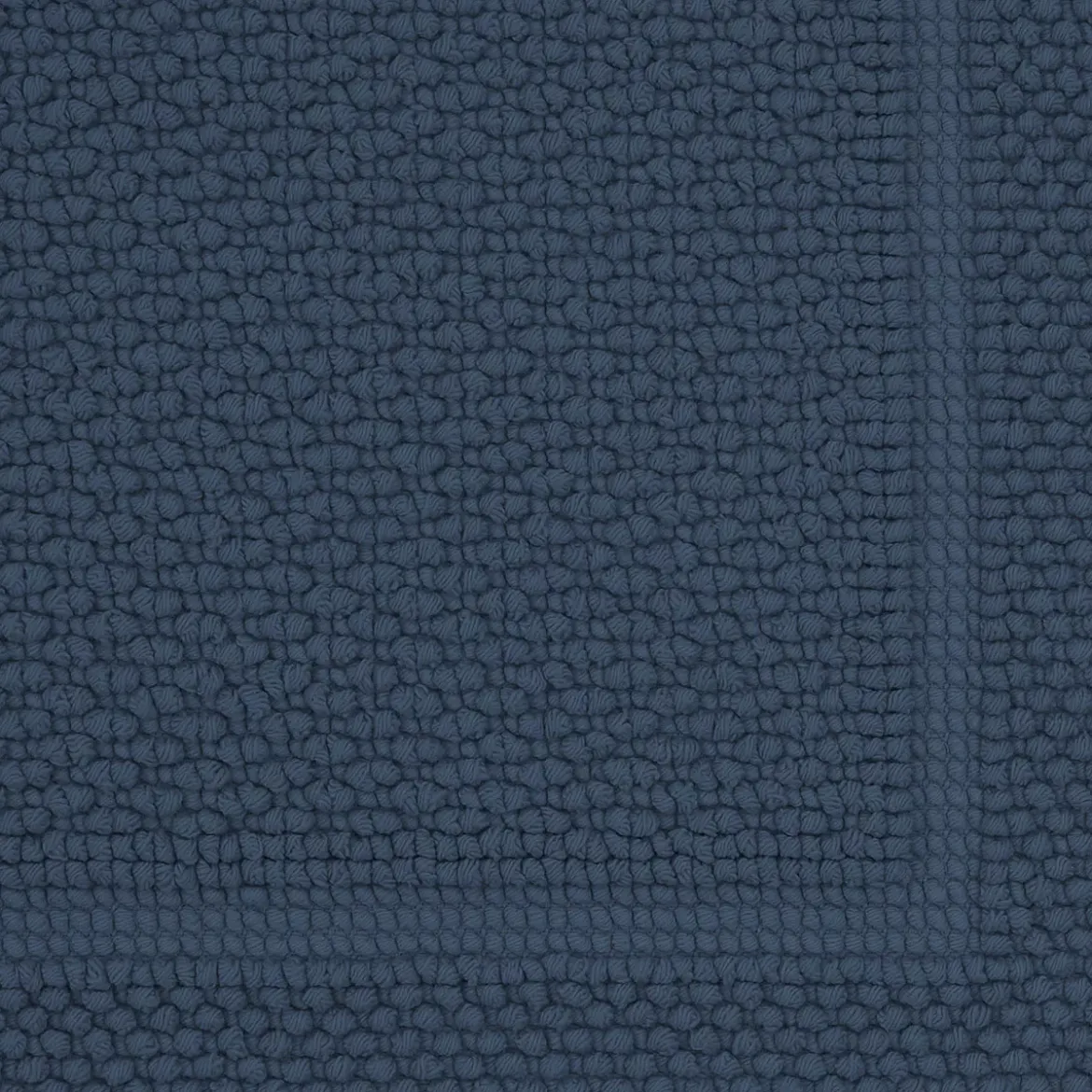 Tapis de bain pur coton 1700 g/m² uni bleu Antica navy