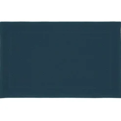 Tapis de bain pur coton 1700 g/m² uni bleu Antica petrole