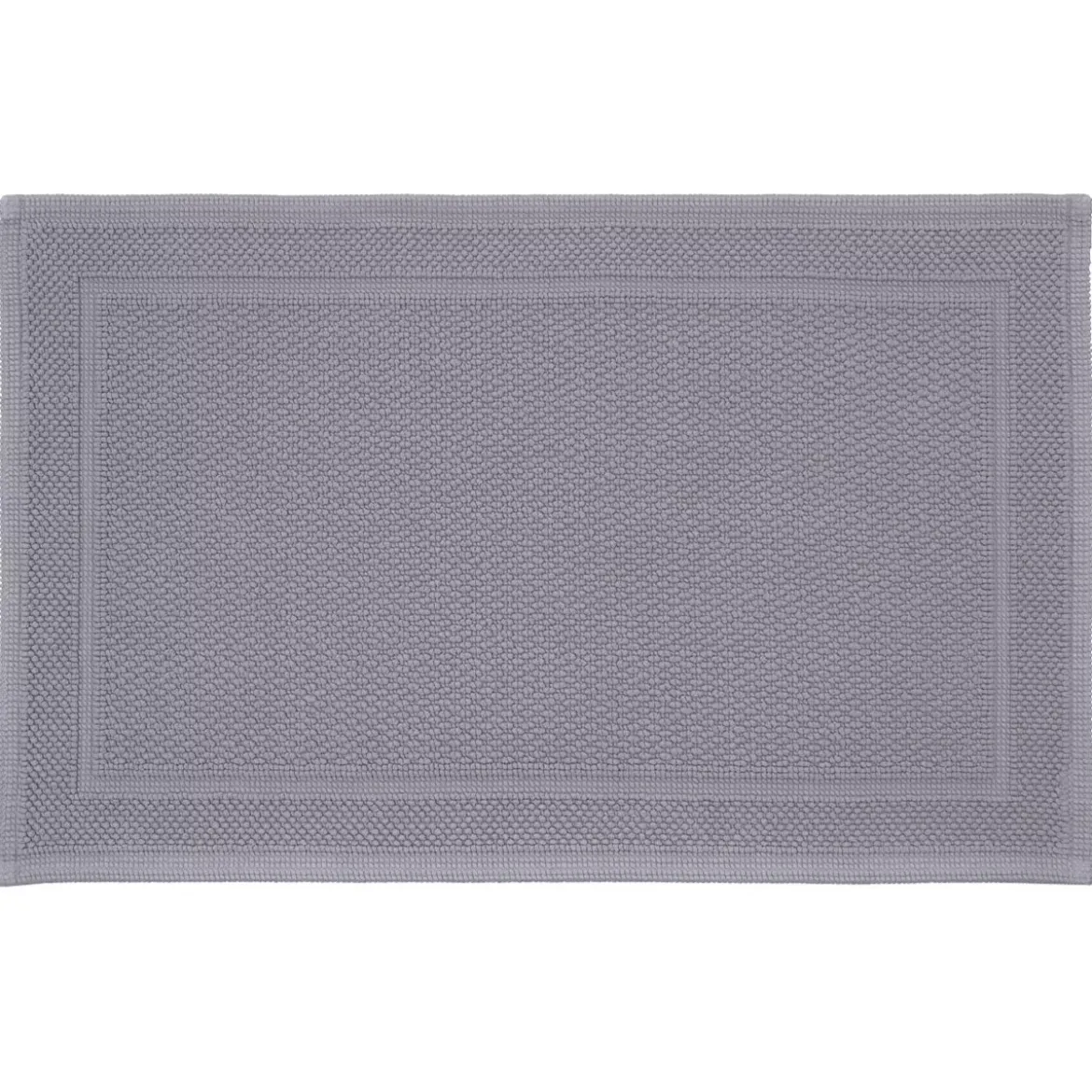Tapis de bain pur coton 1700 g/m² uni gris Antica gris perle