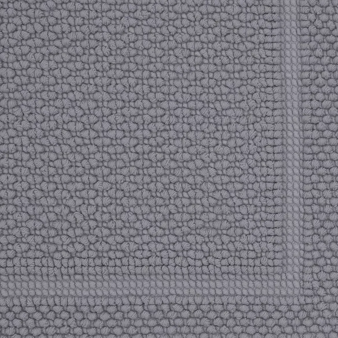 Tapis de bain pur coton 1700 g/m² uni gris Antica gris perle