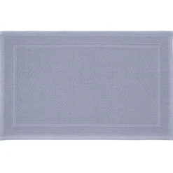 Tapis de bain pur coton 1700 g/m² uni gris Antica givre