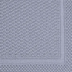 Tapis de bain pur coton 1700 g/m² uni gris Antica givre