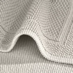 Tapis de bain pur coton 1700 g/m² uni ivoire Antica ivoire