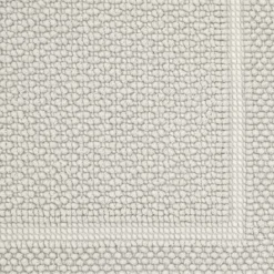 Tapis de bain pur coton 1700 g/m² uni ivoire Antica ivoire