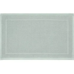 Tapis de bain pur coton 1700 g/m² uni vert Antica lichen