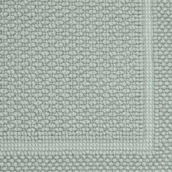 Tapis de bain pur coton 1700 g/m² uni vert Antica lichen