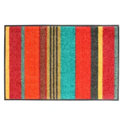 Tapis decor caoutchouc & nylon imprimé multicolore Mille arizona fiesta